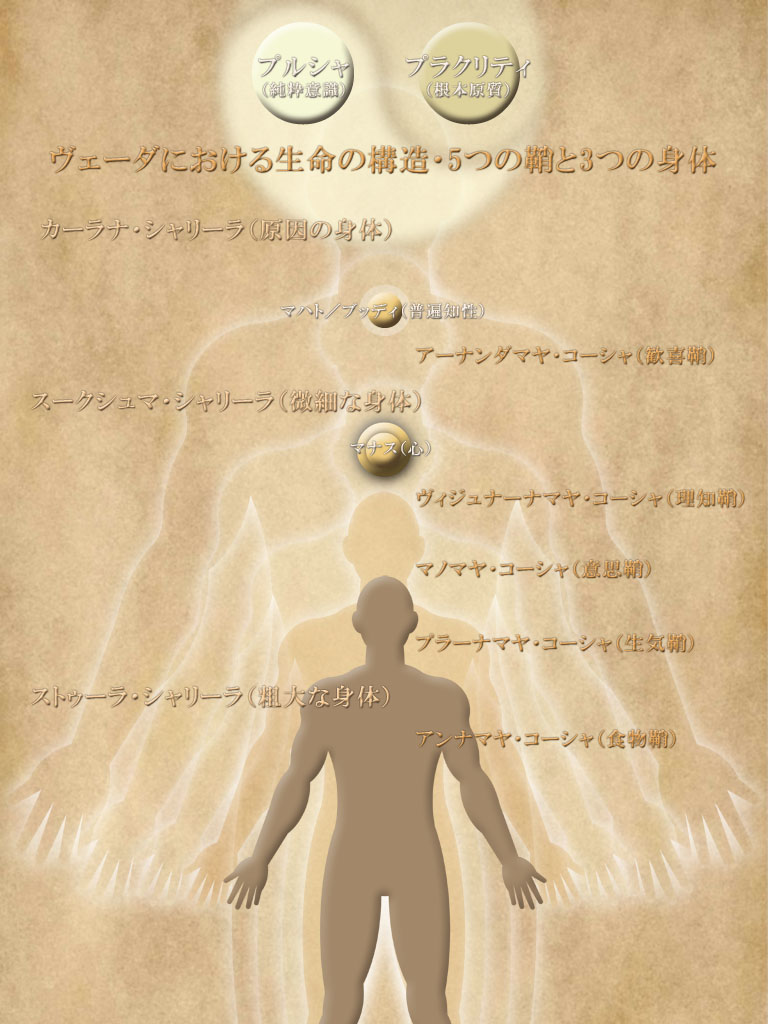 ヴェーダにおける生命観(身体5層論)